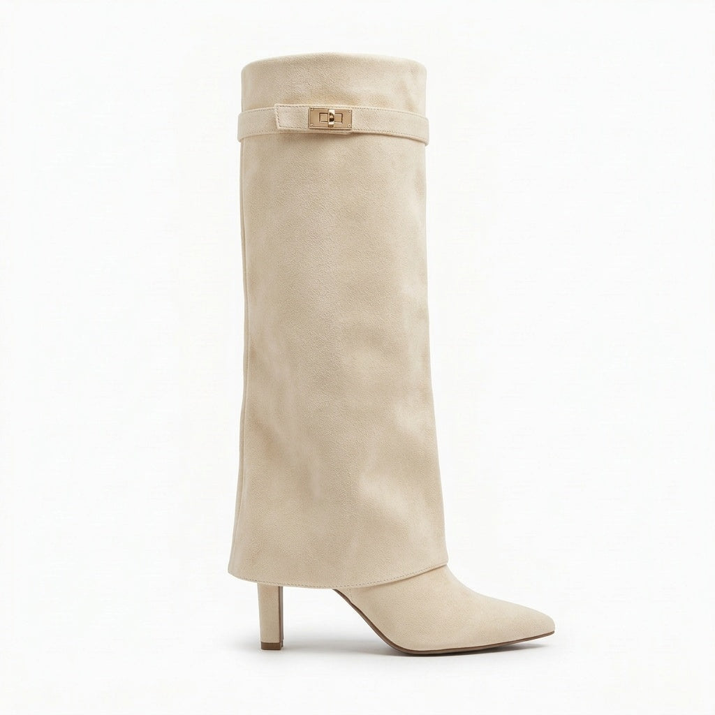 Rivage Faltstiefel Creme