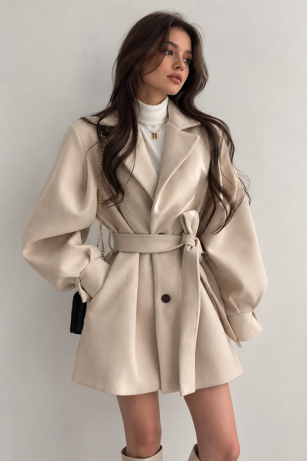 Soline Belted Coat